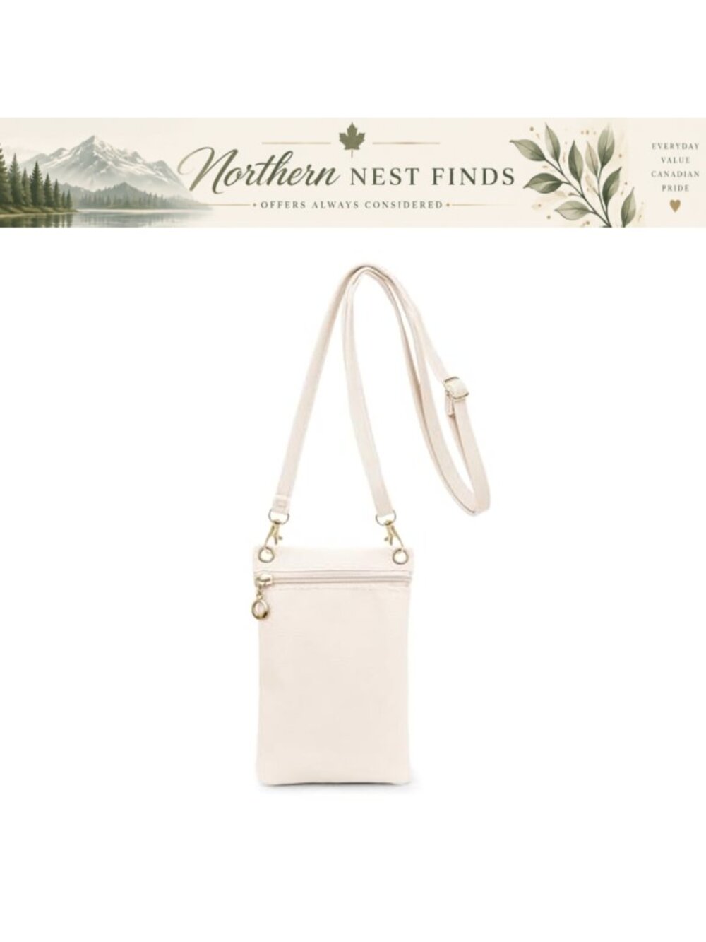 PU Leather Cell Phone Purse Crossbody Phone Bag Women